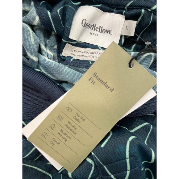 Goodfellow & Co Mens Polo‎ Shirt Blue Size Large - Picture 7 of 8